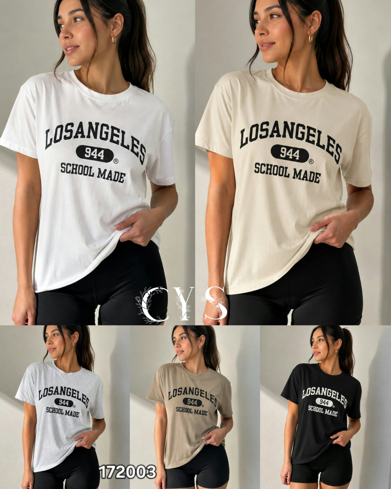 🗽✨ MODERNA POLERA LOS ANGELES ✨🗽