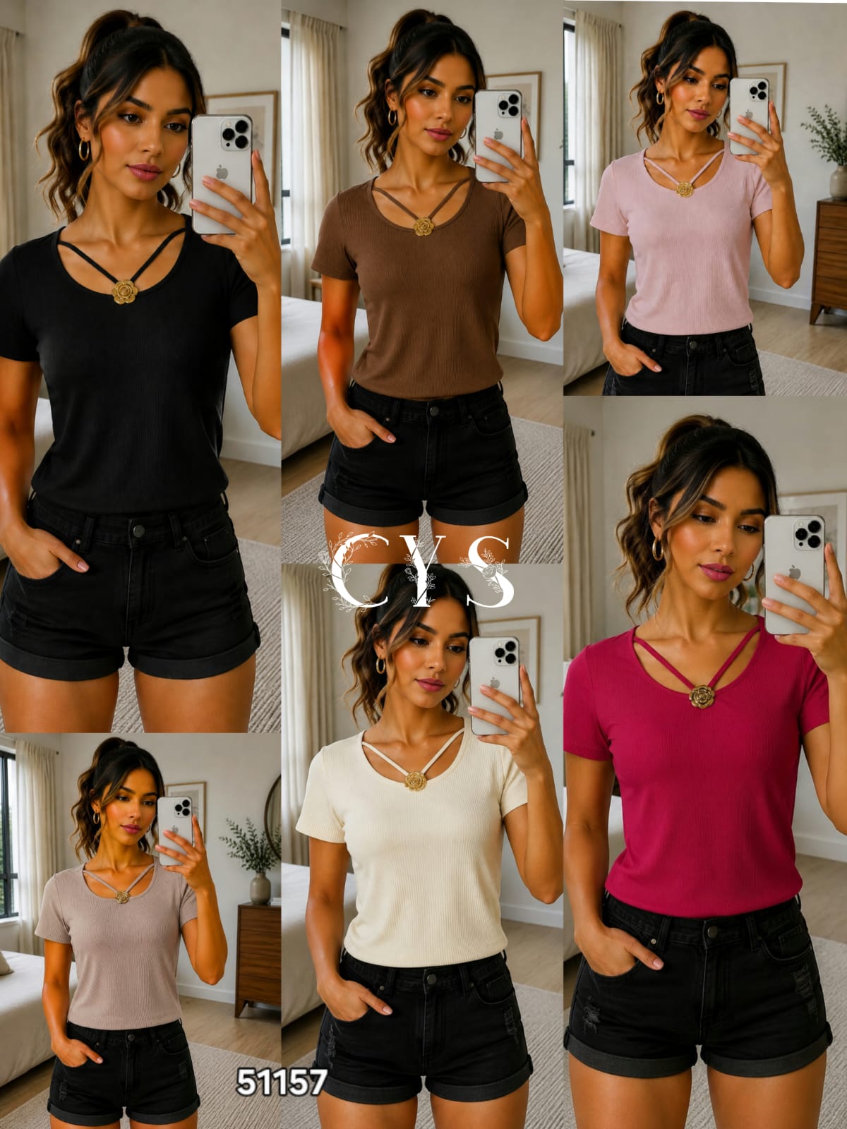 🦋🌟 HERMOSA POLERA CON DETALLE 🌟🦋
