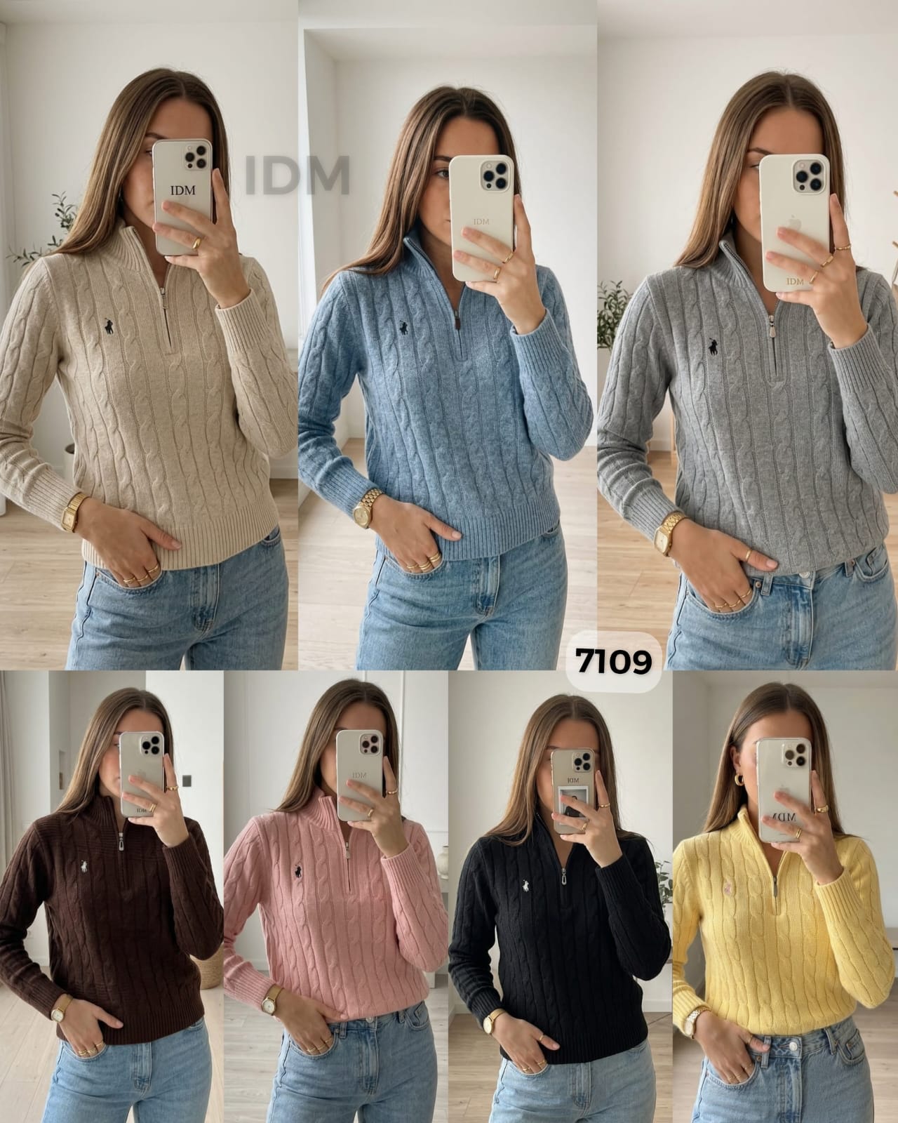 🔥 HERMOSO SWEATER CON CIERRE MEDIO 🔥