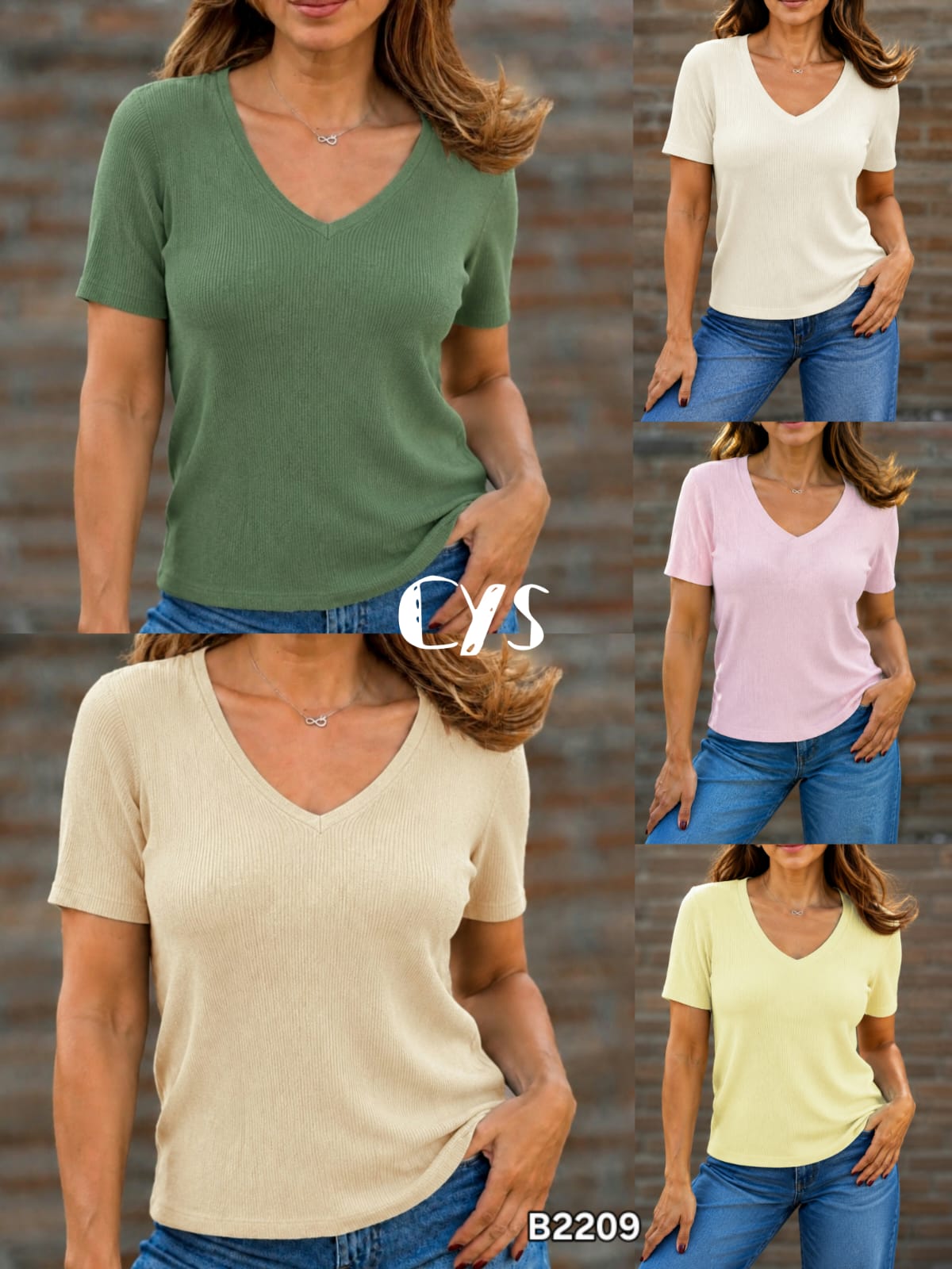 ✨ HERMOSA POLERA CUELLO V ✨