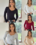💐 HERMOSA POLERA CUELLO V 💐