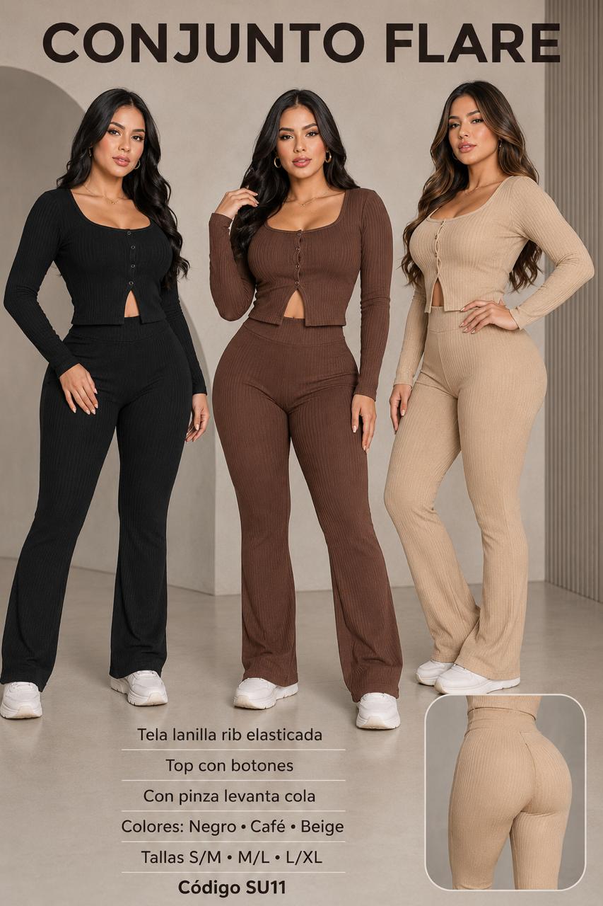 ✨CONJUNTO RIB BOTONES ✨